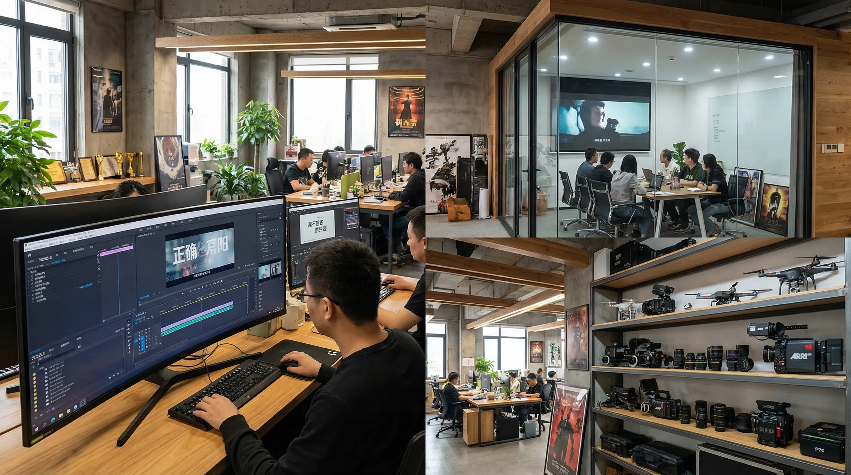 玩物社区影视传媒公司办公室